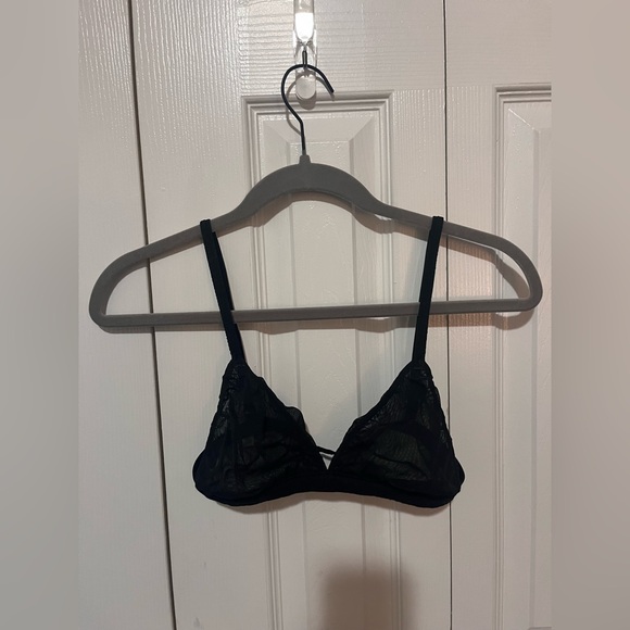 SKIMS Other - Skims Sheer Bralette Black XS